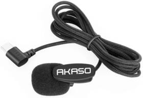 Akaso 445000470492 External Microphone Brave 7/ 8/ 6 Plus Action Camera Only Typ