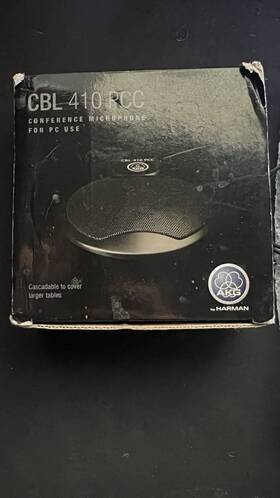 Akg Cbl410pcc Microphone Cbl 410 Pcc 3.5mm Black - Conference Mic For Pc