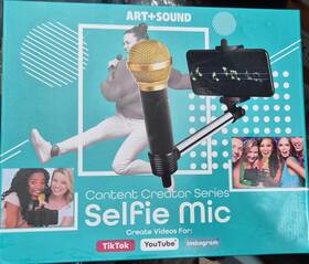 Art & Sound 680079990190 Content Creator Series Selfie Mic Microphone Tik Tok Youtube - New