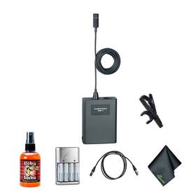 Audio-technica 70-ag2-1 Audio-technica Pro 70 Cardioid Lavalier Microphone 4xaa Batteries With Charger