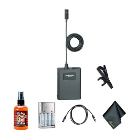 70-ag2-1 Audio-technica Pro 70 Cardioid Lavalier Microphone 4xaa Batteries With Charger