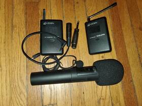 Azden 105lt 105upr 15bt 15ht Uhf Wireless Mic For Cameras Xlr Input Free Shipping