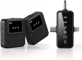 Gta8 Bailixin Lapel Microphone Wireless For Video Recording Vlog Streaming 3 In 1 Gta8 Bailixin Lapel Microphone Wireless For Video Recording Vlog Streaming 3 In 1