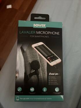 Bower 636980261485 Lavalier Microphone For Smartphones