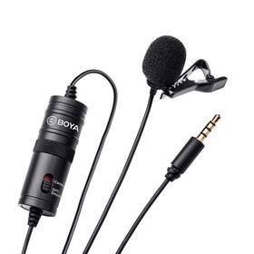 Boya 617237121561 By-m1 3.5mm Electret Condenser Microphone With 1/4 Inch Adapter For Smartphones I