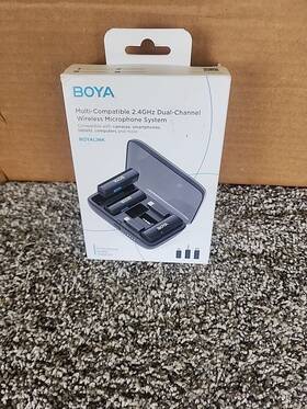 Boya 974700653894 Boyalink Wireless Lavalier Microphone For Iphone/android/camera All-in-one
