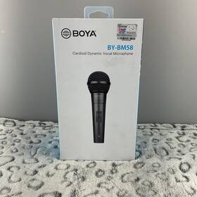 Boya By-bm58 Handheld Vocal Microphone Cardioid Mic Fr Speach Theater Live Stage