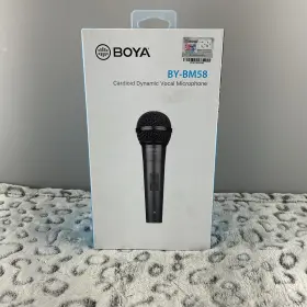 By-bm58 Boya Handheld Vocal Microphone Cardioid Mic Fr Speach Theater Live Stage