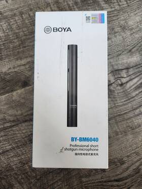 Boya By-bm6040 Professional Short Shotgun Cardioid Microphone For Video Camera