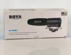 Boya By-dmr7 Shotgun Microphone Integrated Flash Recorder For Dslr Video Cameras