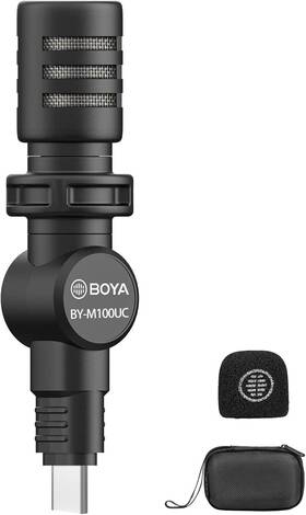 Boya By-m100uc Mini Usb C Microphone Plug&play Smartphone Camera Laptop