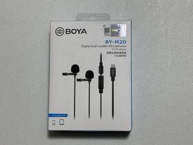 Boya By-m2d Lavalier Microphone For Vlogging Video Podcast Interview Youtube