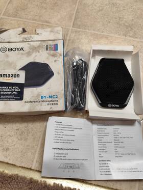 Boya By-mc2 Conference Microphone Wired Usb Compact