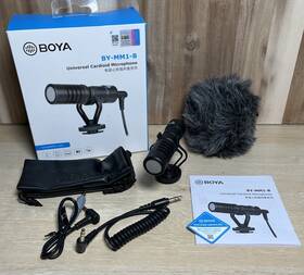 Boya By-mm1-b Universal Cardioid Microphone For Smart Phones Tablet Dslr Cameras