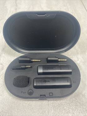 Boya By-wm3 Lavalier Wireless Microphone System 2.4g For Pad/tablet/dslr Camera