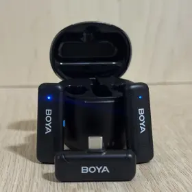 By-wm3t2-u2 Boya Wireless Lavalier Microphone Usb-c By-wm3t2-u2 Boya Wireless Lavalier Microphone Usb-c
