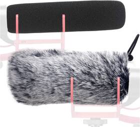 Branded01 744759422187 Windscreen Muff And Foam For Rode Videomic Go Mic Camera Microphone Deadcat