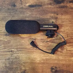 Dm-200 Canon Super Directional Microphone For Camcorder Dslr 3.5mm Jack