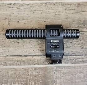 Canon Dm-50 Directional Stereo Microphone Shotgun Mic Used Good Condition