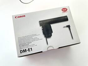 Canon Dm-e1 Directional Stereo Microphone With Wind Screen - Opened Box