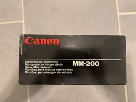Canon Mm-200 Stereo Mixing Microphone Ex