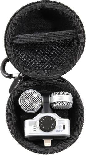 Casematix 4336300275 Clip-on Phone Microphones Travel Case Compatible With Zoom Iq7
