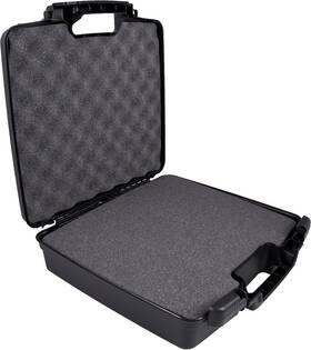 Casematix Adv14-pnp Hard Travel Case With Foam And Padlock Rings - 15.5 Inch Black
