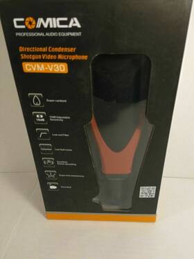 Comica 4331908112 Cvm-v30 Video Microphone Super-cardioid Directional Condenser Shotgun