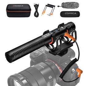 Comica 726754975783 Vm20 Shotgun Microphone Super-cardioid Camera With Rycote Shockmo