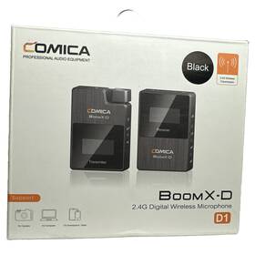 Comica 971120981378 Compact 2.4 Ghz Digital Wireless Microphone System - Boomx-d1