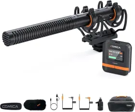 Cvm-vm40 Comica 971120983846 2.4g Super Cardioid Condenser Video Wireless Shotgun Microphone