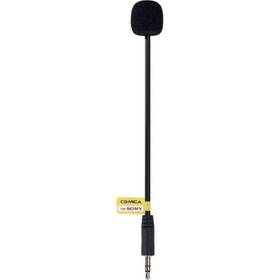 Comica Cvm-gm-c2 3.5mm Input Gooseneck Lavalier Mic Cardioid For Sony -