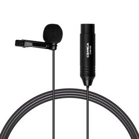 Comica Cvm-v02o 1.8m Xlr 48v Phantom Power Omnidirectional Lavalier Microphone 5.9 Ft