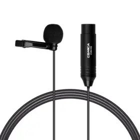 Cvm-v02o Comica 4.5m Xlr 48v Phantom Power Omnidirectional Lavalier Microphone