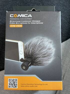 Comica Vs08 Cvm-vs08 Directional Condenser Shotgun Video Microphone For Smartphones