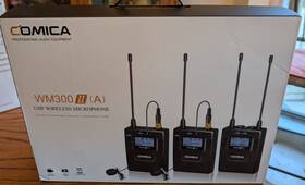 Comica Wm300 Cvm-wm300a 96-channel Uhf Wireless Lavalier Microphone System - Read