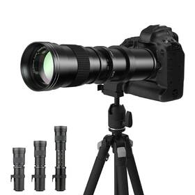 Commander Optics 659821838769 420-800mm F/8.3 Manual Telephoto Zoom Lens For Canon Eos 80d 90d Rebel T3
