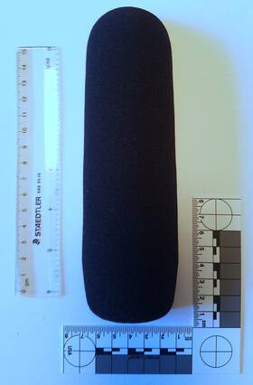 Compete Audio Caf16 Foam Windscreen Microphone Cover For Shotgun And Video Camera Black