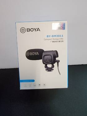 Condenser Microphone By-bm3011 Boya Compact Shotgun Mic