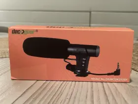 Dgmcsm100bk Deco Gear 843342122906 Universal Mini Condenser Shotgun Microphone For Digital Cameras