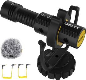 Deity 696398807699 V-mic D4 Mini Microphone On-camera Interview Mic Super Cardioid Compact Pe