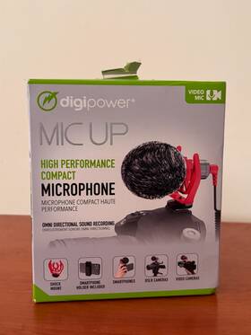 Digipower Dp-dm15f Mic Up High Performance Compact Cardioid Video Microphone
