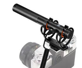 Digital Nc M-micm3fz300-1598 Advanced Super Cardioid Microphone Stereo/shotgun With Dead Cat Wind Muff C