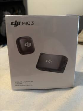 Dji .00000479.01 Mic 3 1 Tx Rx Mini Wireless Microphone System Black New Sealed