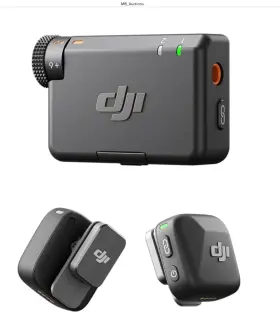 Dji 190021156852 Mic Mini Wireless Lapel Microphone Compact Noise Cancelling 48 Hour Battery Dji 190021156852 Mic Mini Wireless Lapel Microphone Compact Noise Cancelling 48 Hour Battery