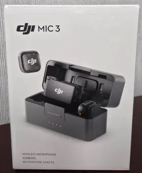5698 Dji Mic 3 2 Tx And 1 Rx Charging Case Wireless Microphone Factory Sealed