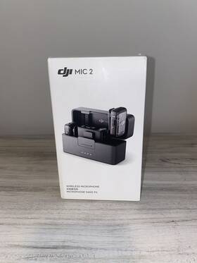 Dji 941565971425 Mic 2 Tx 1 Rx Charging Case All-in-one Wireless Microphone