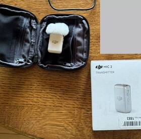 Dji Dji-mic-2-pearl-white Mic 2 Clip-on Transmitter White With Manual - Magnet Open Box