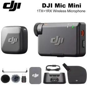 Dmmr01 Dji Mic Mini 400m Wireless Lavalier Microphone Detail-rich Audio Video Recording Dmmr01 Dji Mic Mini 400m Wireless Lavalier Microphone Detail-rich Audio Video Recording