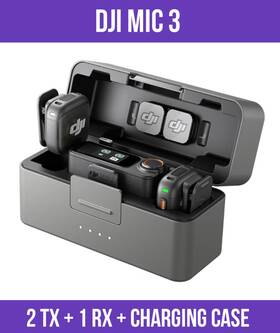 Dji Dmr03 Mic 3 2 Tx 1 Rx Charging Case Wireless Microphone For Iphone/android